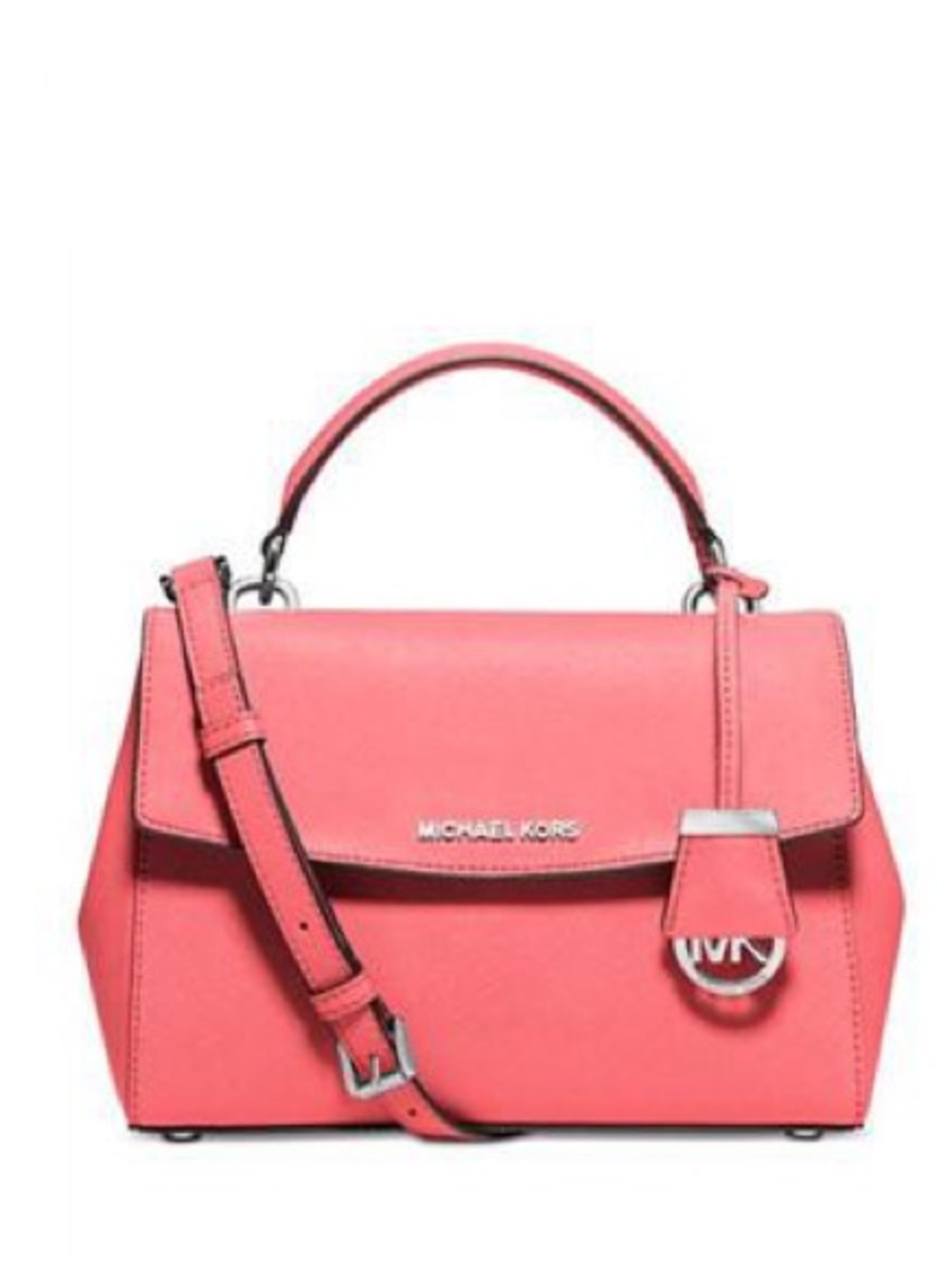 Michael Kors AVA SMALL SAFFIANO TOP HANDLE SATCHEL